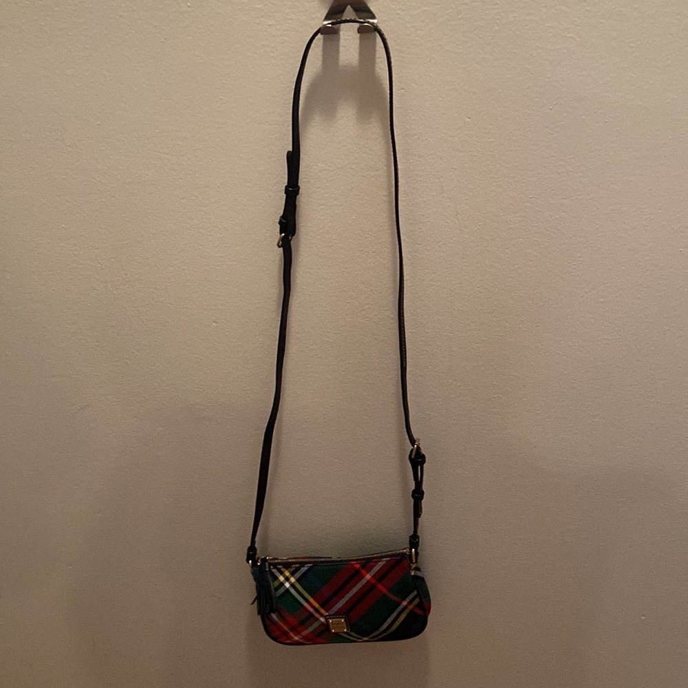 Dooney & Bourke Tartan Plaid Mini Crossbody, Excellent Condition, Fun little bag - Picture 9 of 10